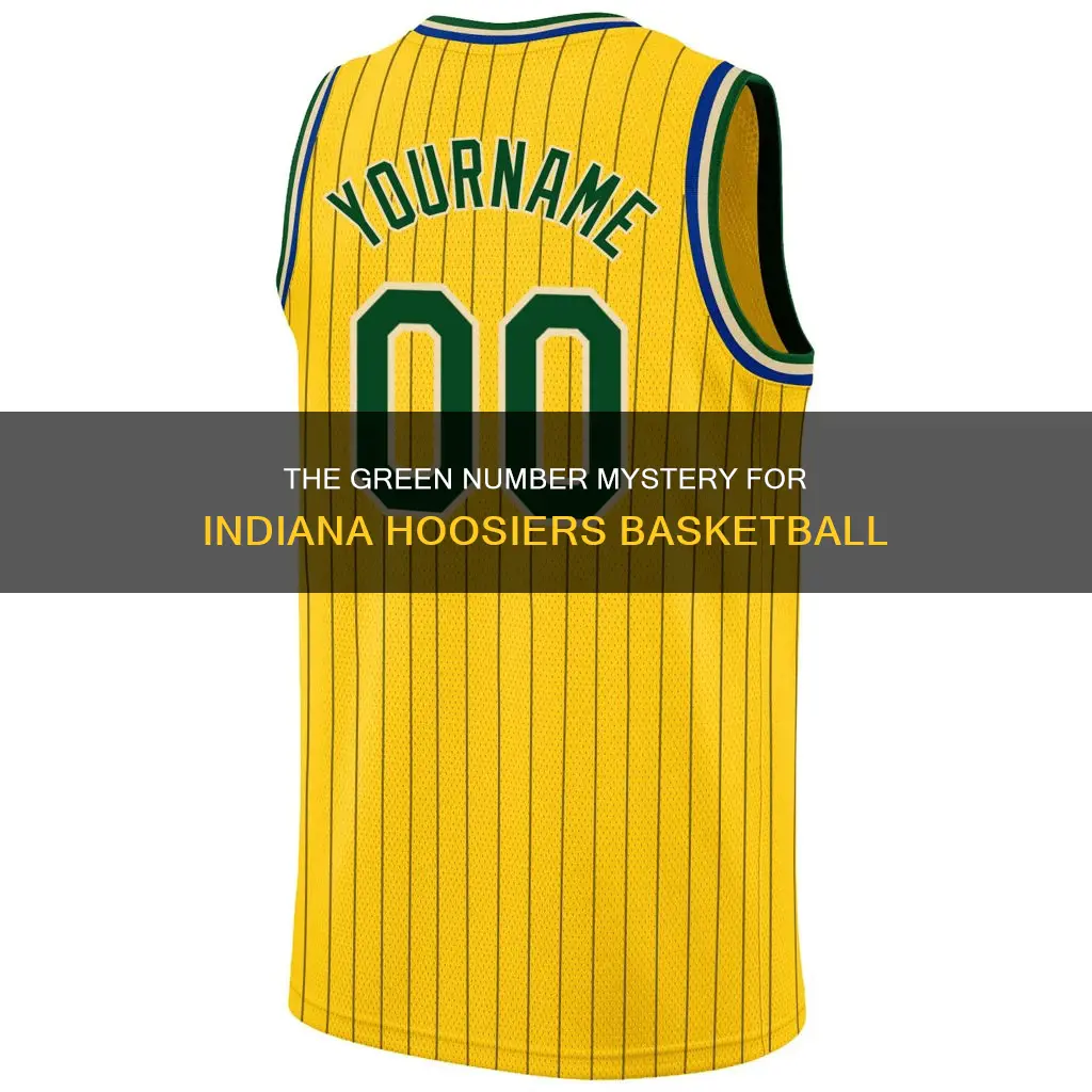 what number is green for indiana hoosiers men