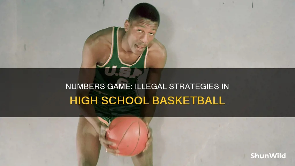 what numbers are illegal in high school basketball