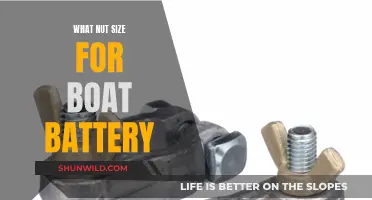 Choosing the Right Nut Size for Your Boat Battery