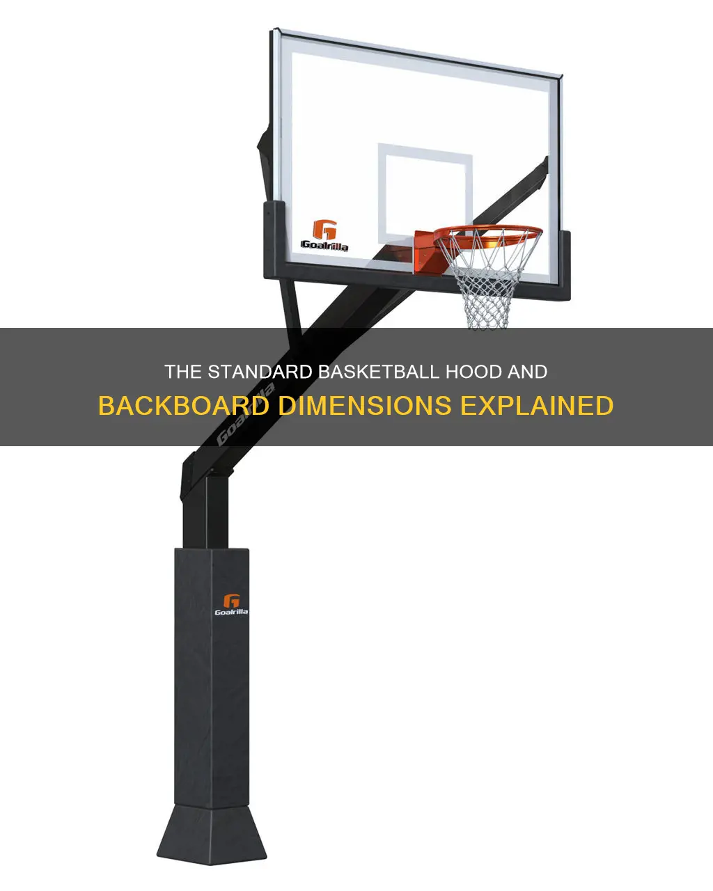 what os a syamdard mens basketball hood amd backboard