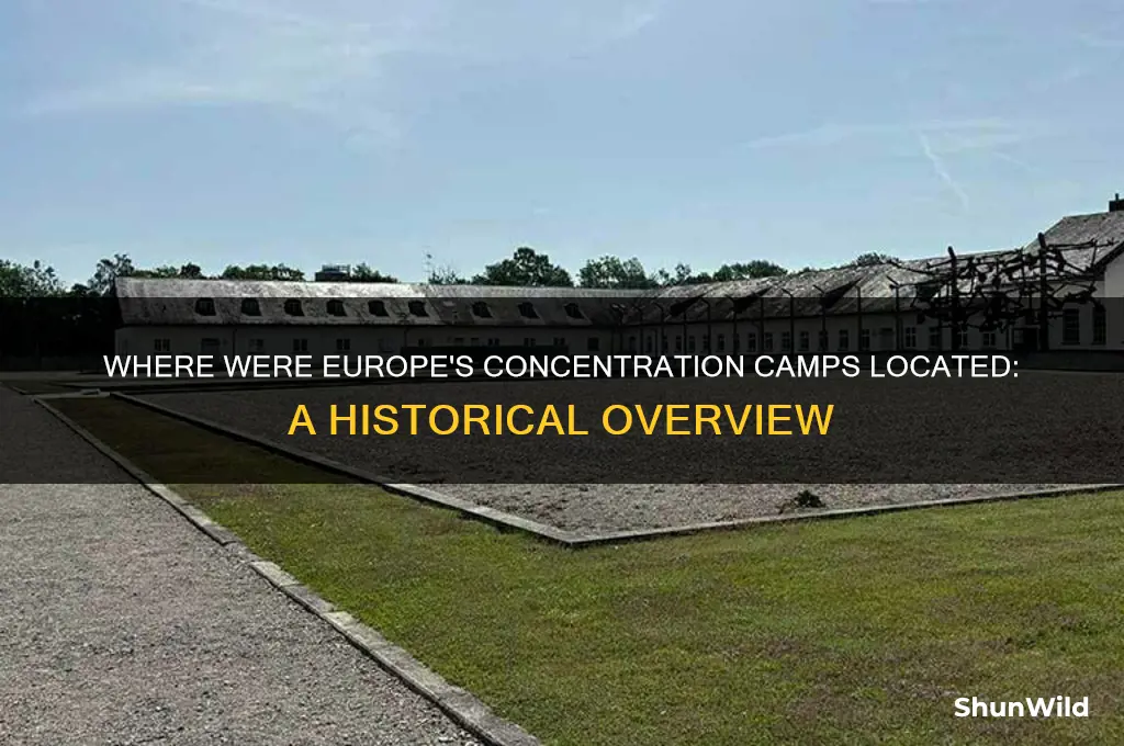 what part of europe were concentration camps located