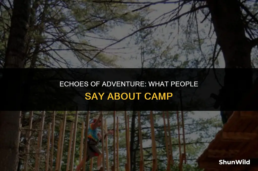 what people say about camp