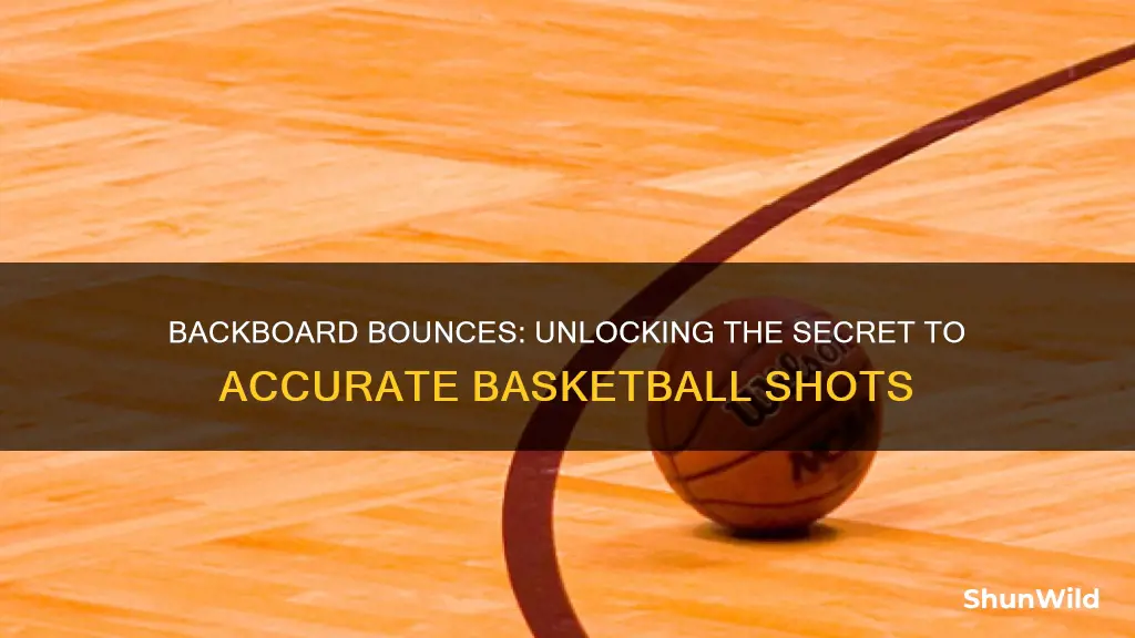 what percentage of basketball shots are made using the backboard