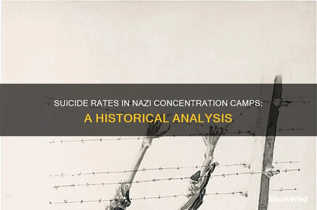 what percentage of people in nazi concentration camps commited suicide