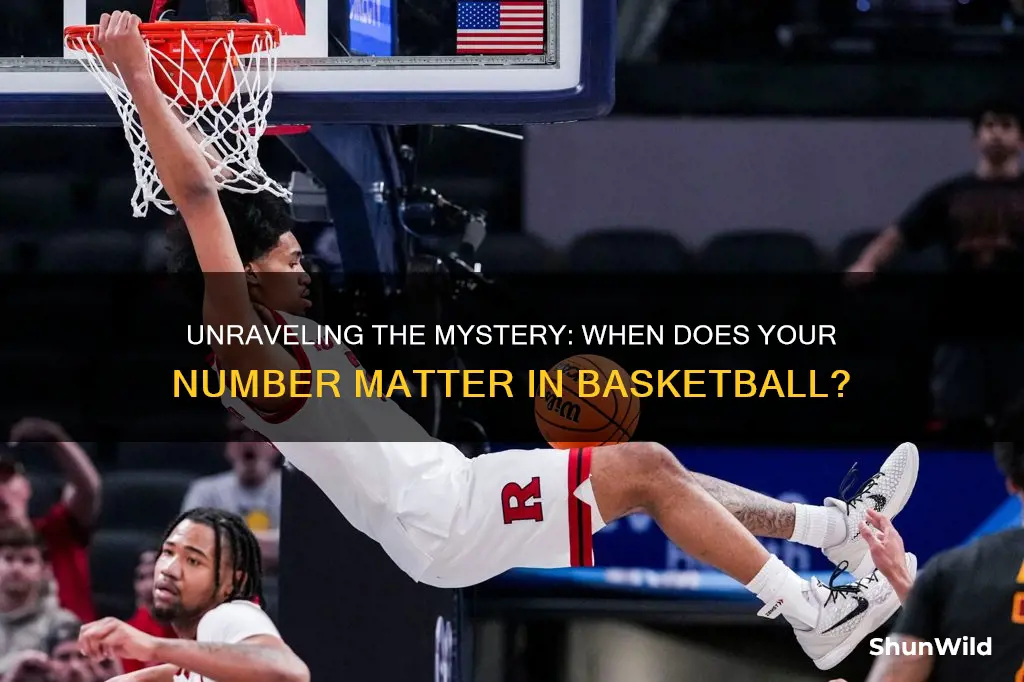 what point in whats your number basketball scene