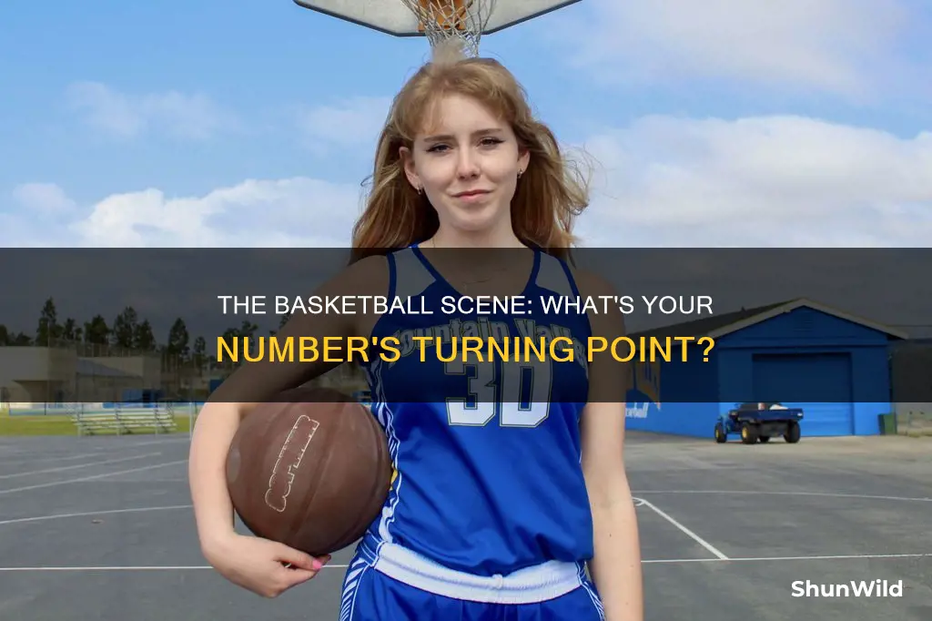 what point in whats your number basketball scene