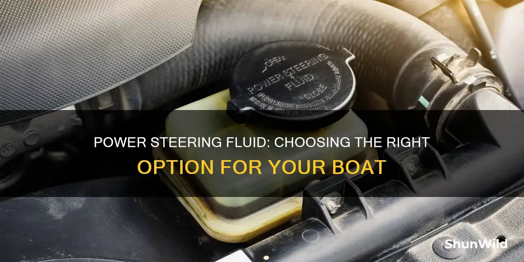 what power steering fluid wiil work in my boat steering