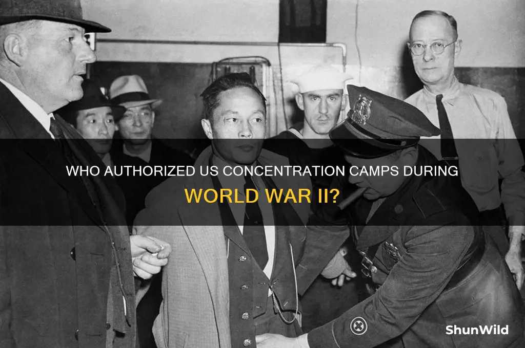 what president did the concentration camps in the usa