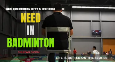 Service Judge Qualifications in Badminton