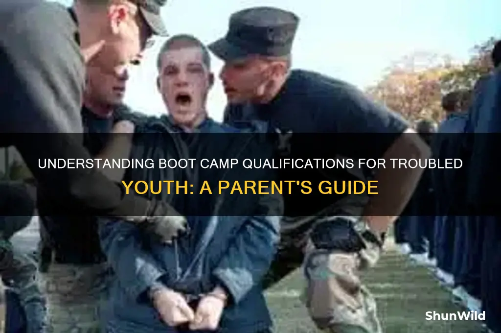 what qualifies a kid for boot camp