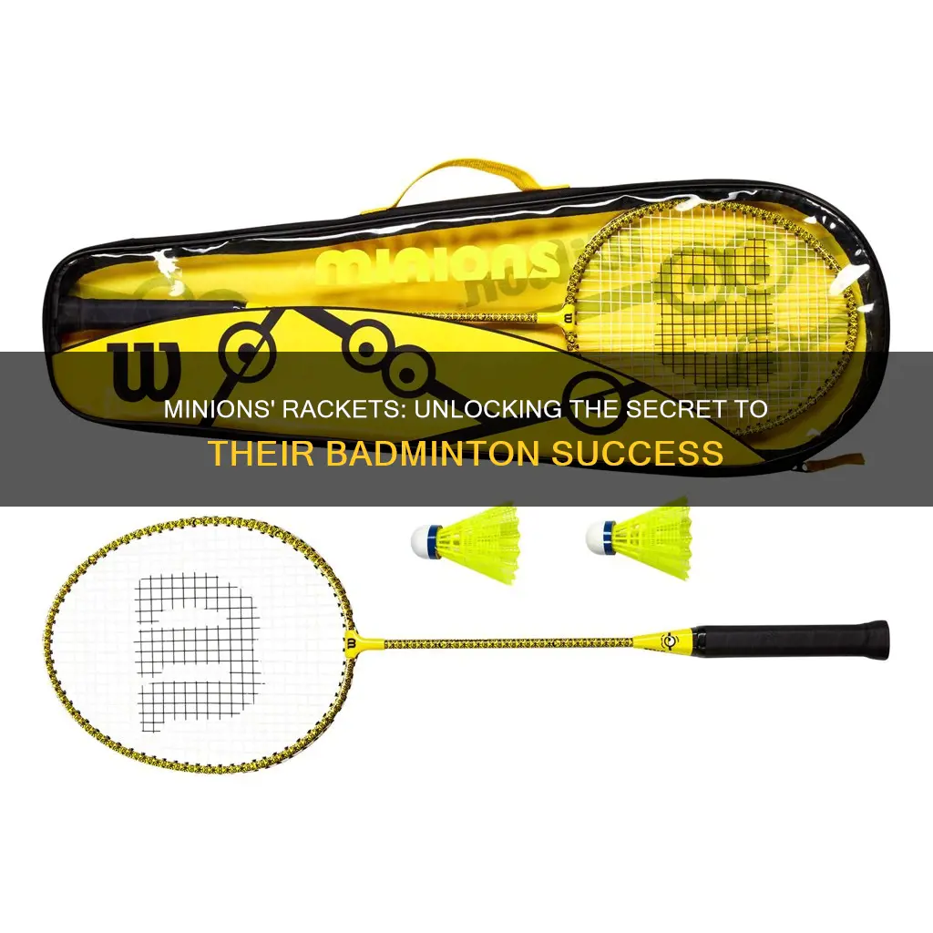 what rackets do the minions use badminton
