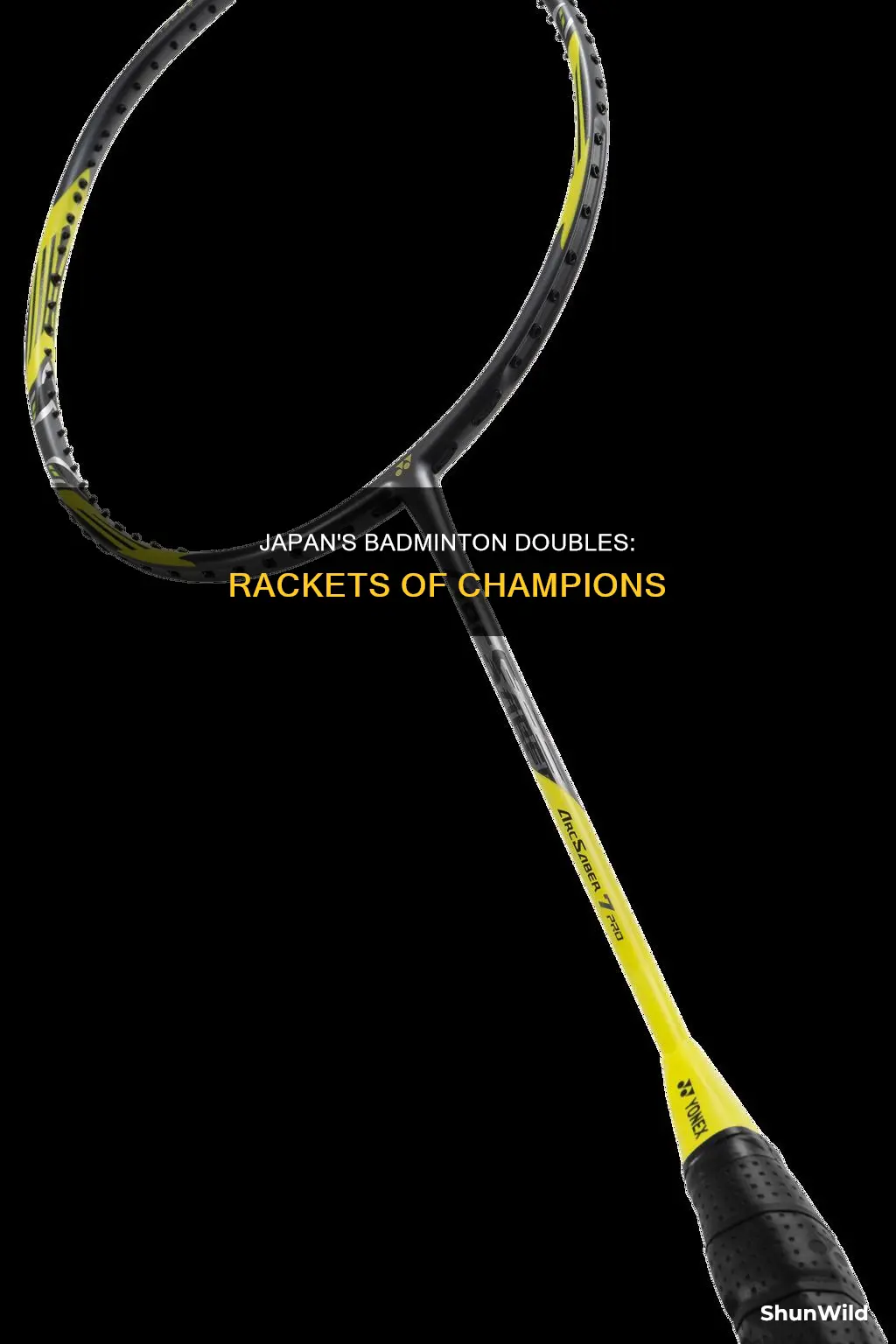 what rackets does japan double pair uses in badminton