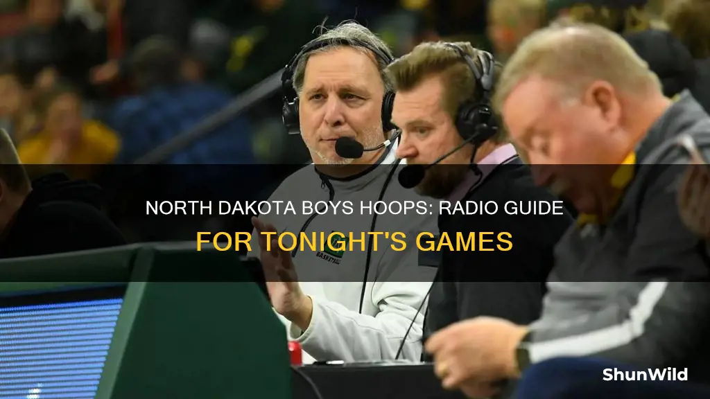 what radio stations are carrying north dakota boys basketball tonight