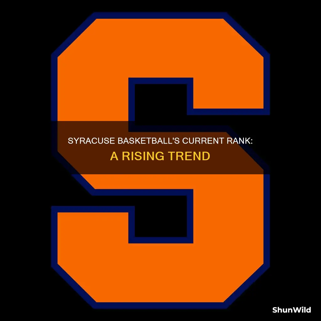 what rank is syracuse basketball