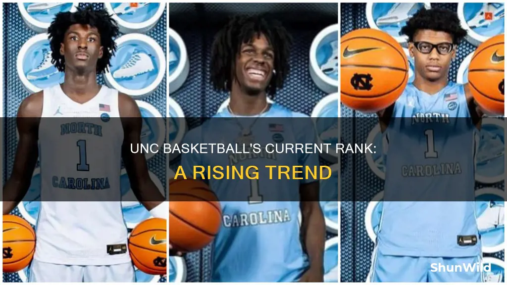 what rank is unc basketball