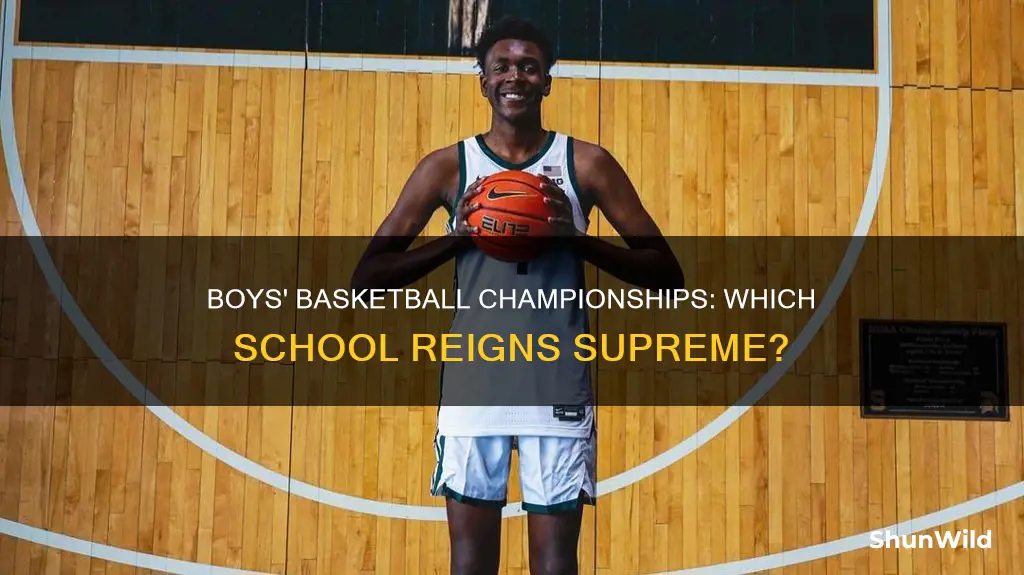 what school has the most boys championships ihsaa basketball