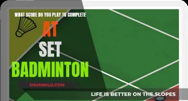 Competitive Badminton: Understanding Set Scores and Match Completion