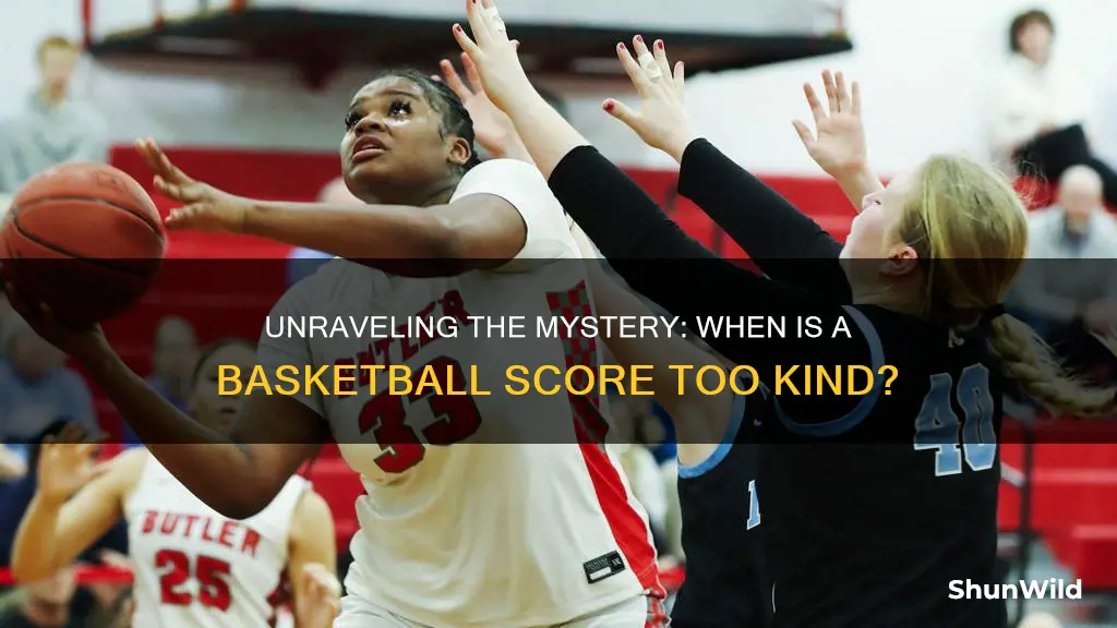 what score is considered mercy in basketball