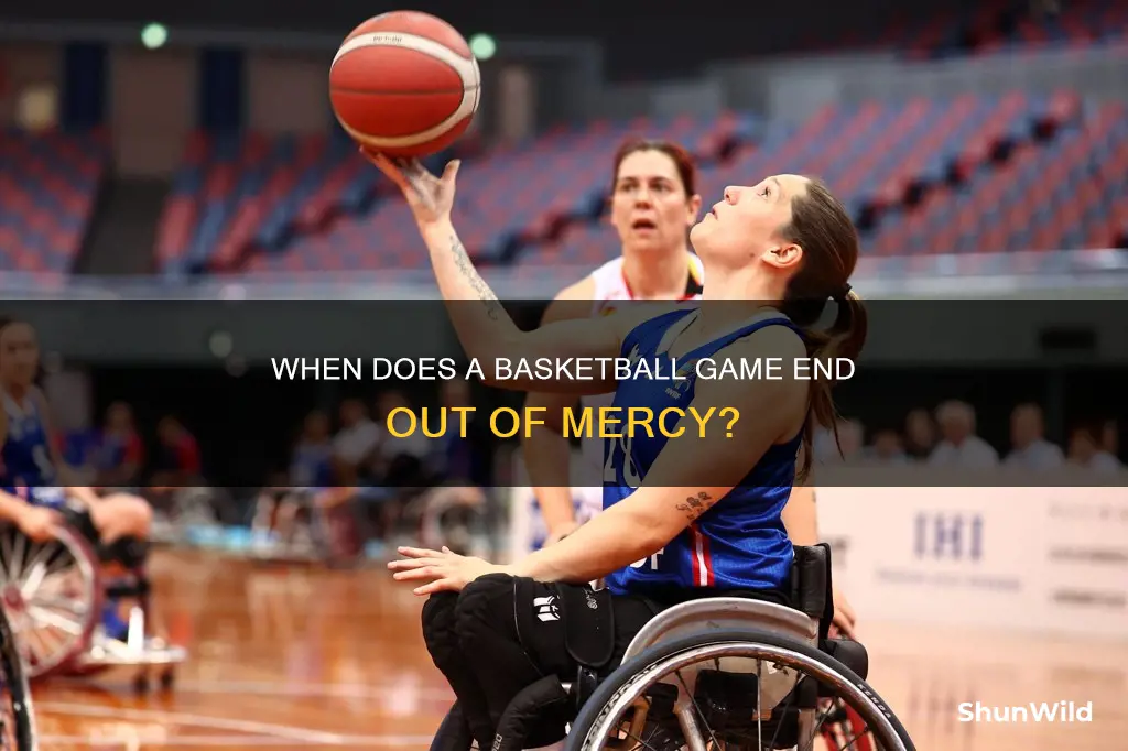 what score is considered mercy in basketball