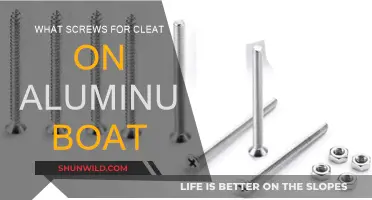 Choosing the Right Screws for Aluminum Boat Cleats