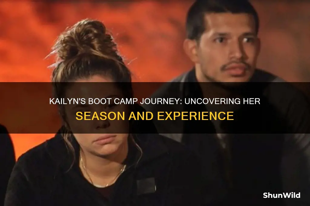 what season of boot camp was kailyn on