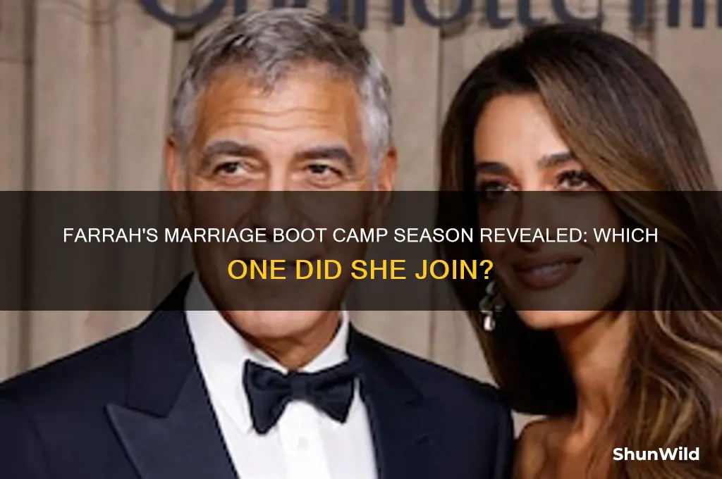 what season of mariage boot camp is farrah in