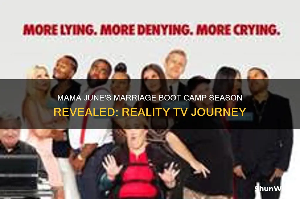 what season of marriage boot camp was mama june on