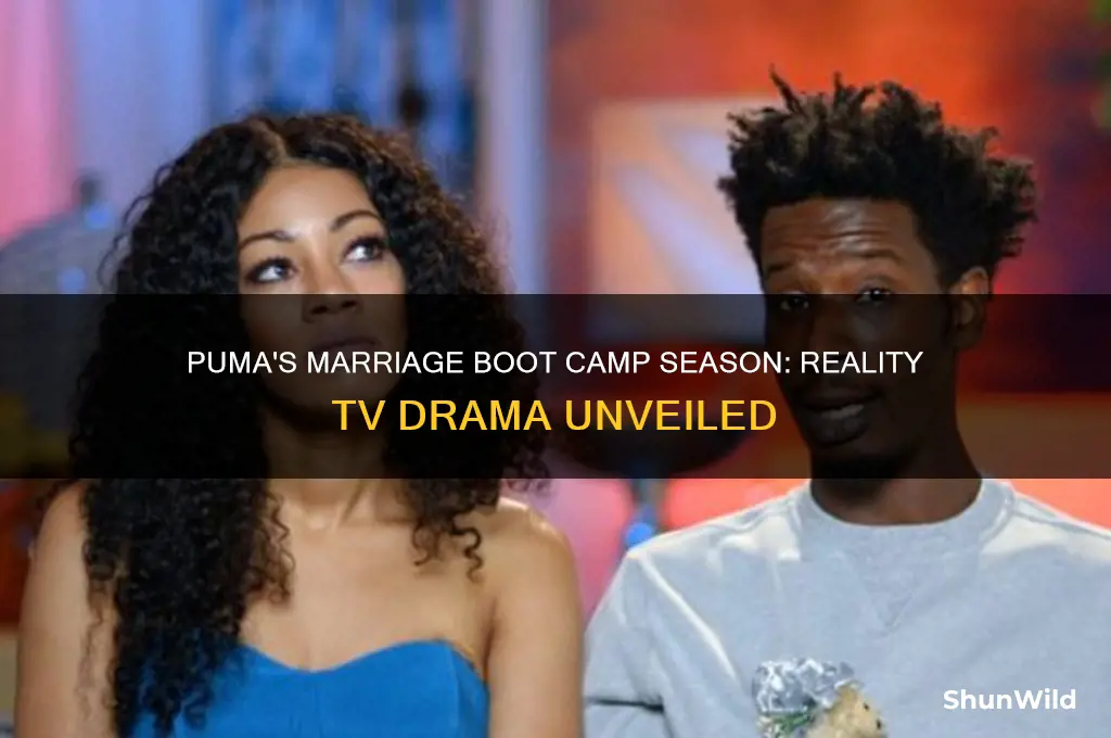 what season was puma on marriage boot camp