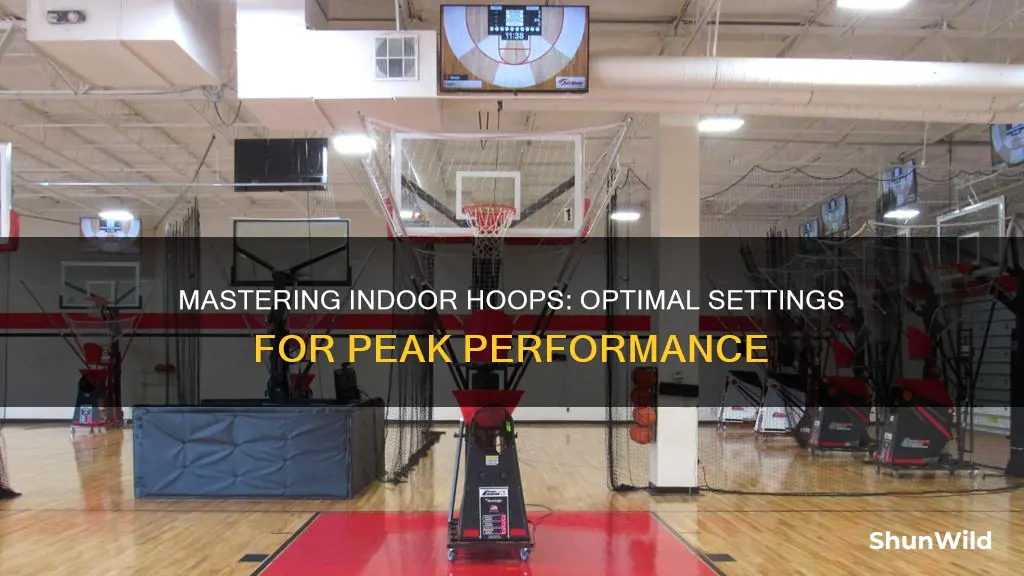 what settings to use for indoor basketball