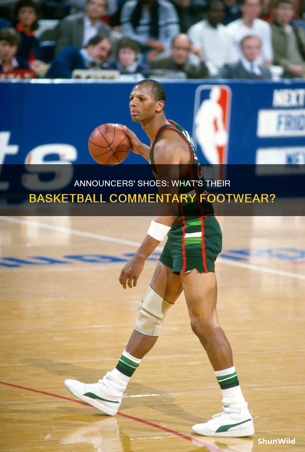 what shoes are basketball announcers wearing