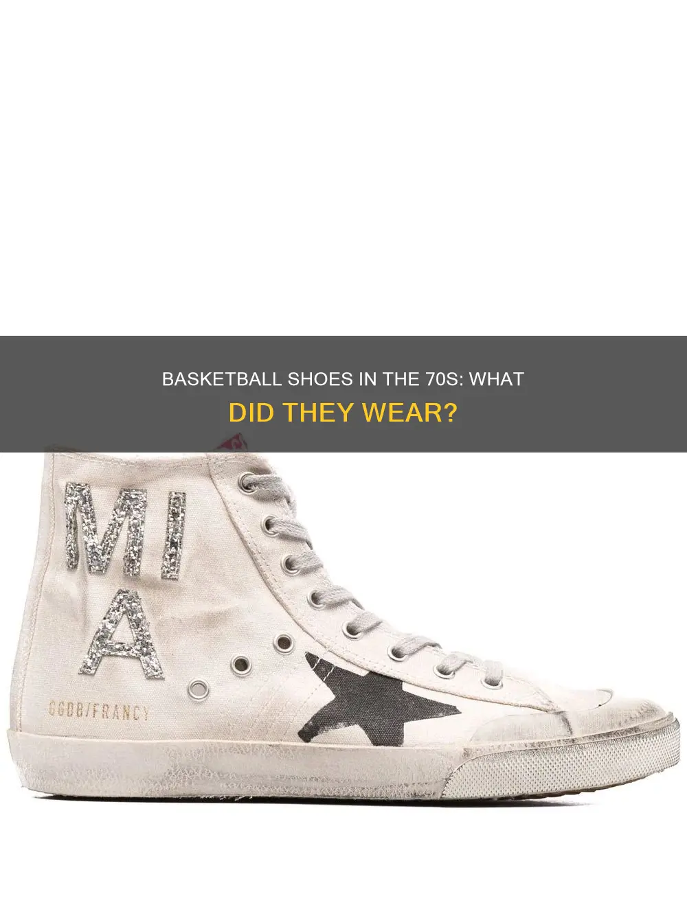 what shoes did basketball players wear in the 70s