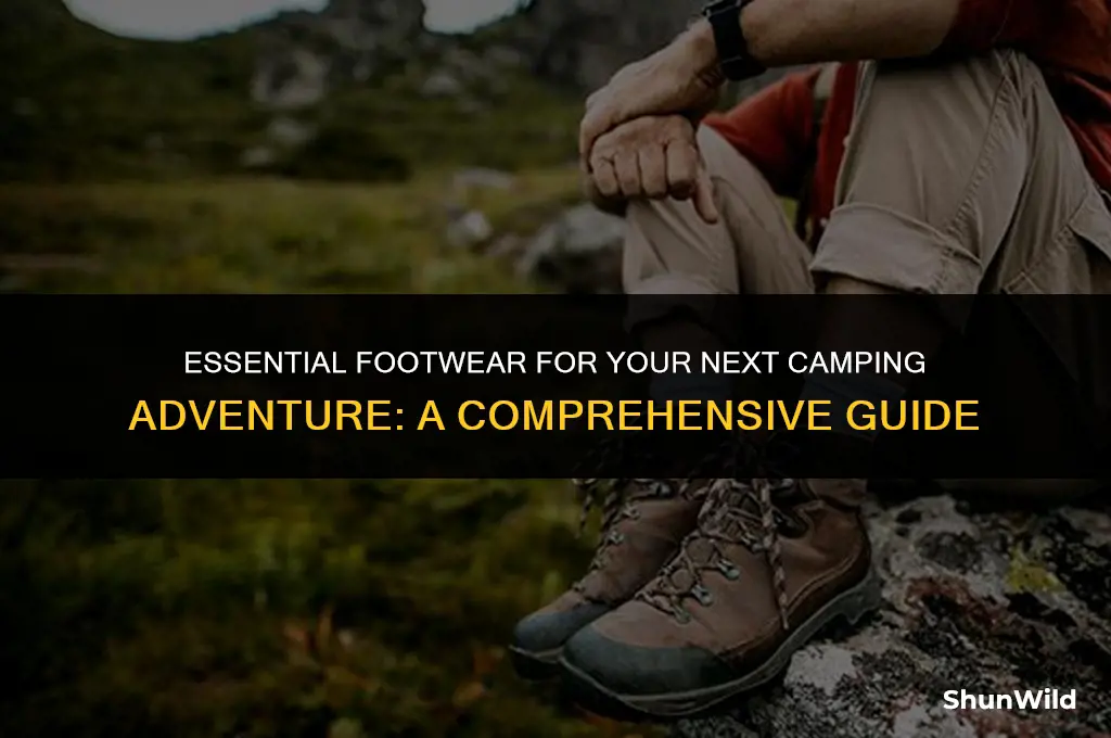 what shoes to bring camping