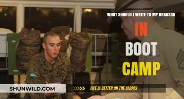 Encouraging Words: Writing to Your Grandson in Boot Camp