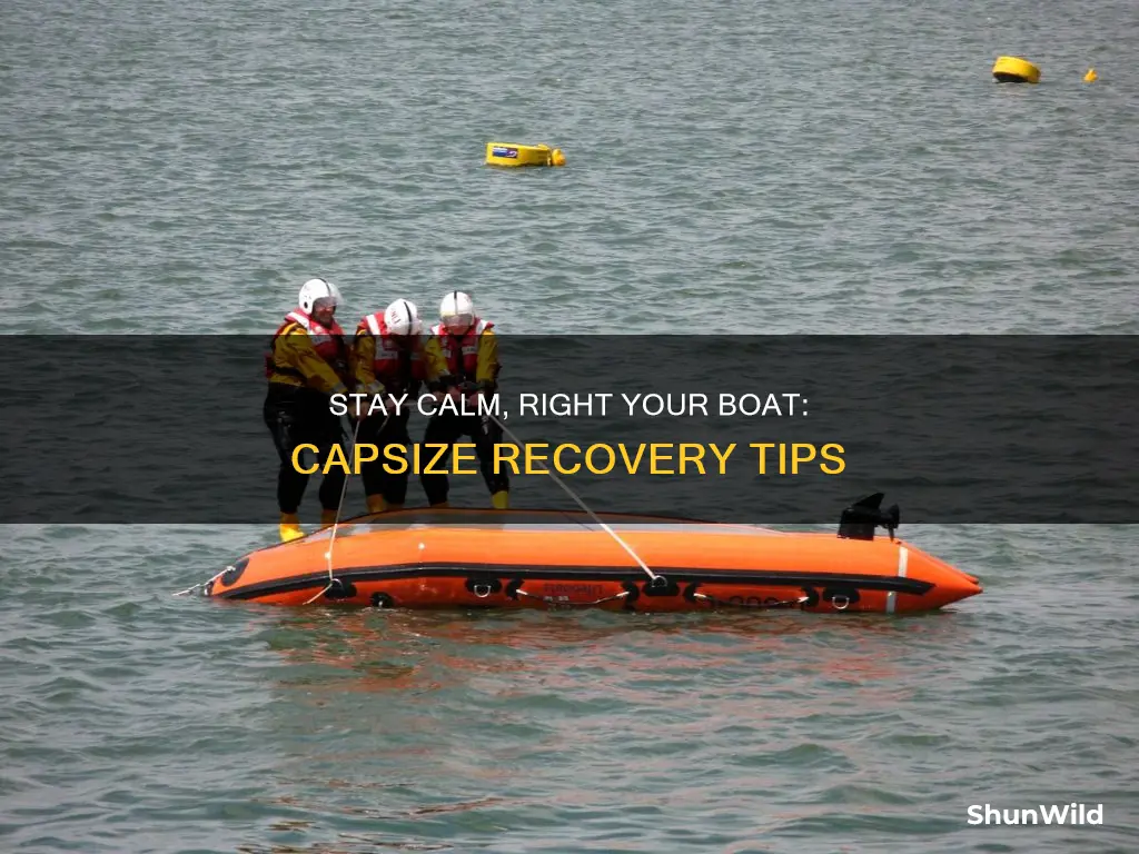 what should you do if your small open boat capsizes