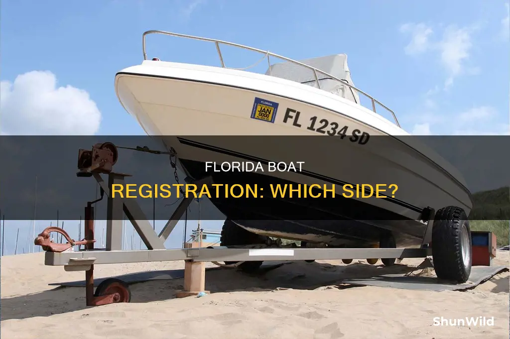 what side boat does florida registration go on