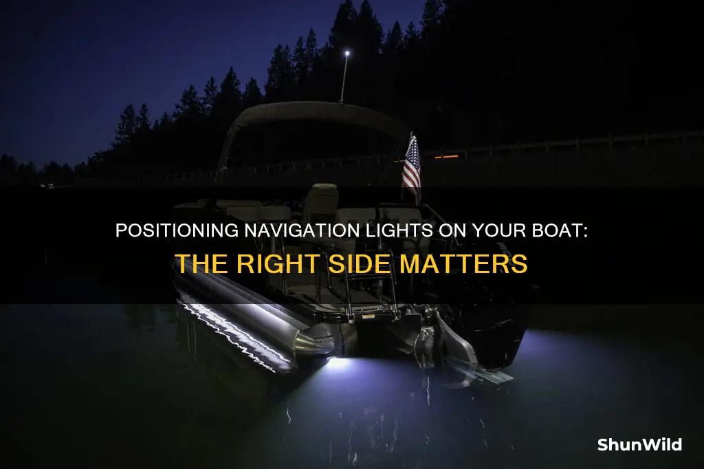 what side do nav lights go on a boat