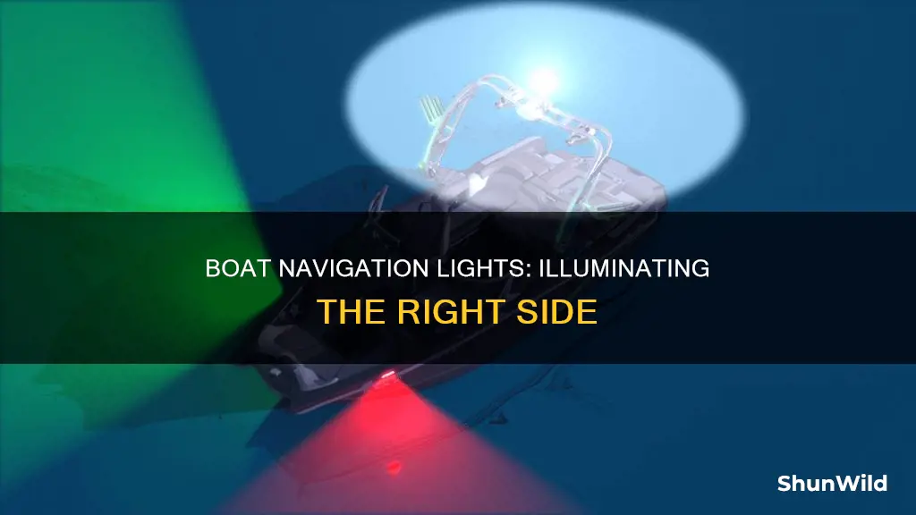 what side do navigation lights go on a boat