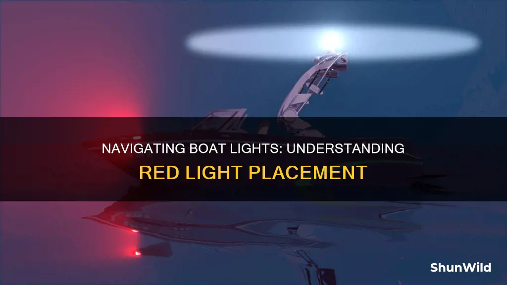 what side does a red light go on a boat