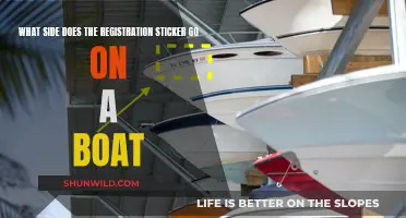 Where to Place Boat Registration Stickers?