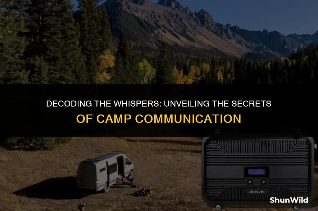 what signals through camp