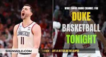 SiriusXM Channels for Duke Basketball Games Tonight