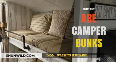 Exploring the Cozy Quarters: A Guide to Camper Bunk Sizes