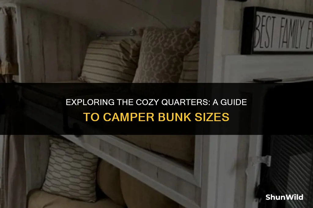 what size are camper bunks