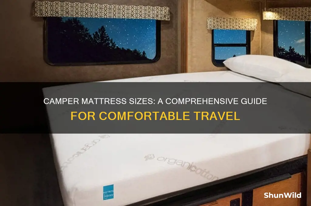 what size are camper mattresses