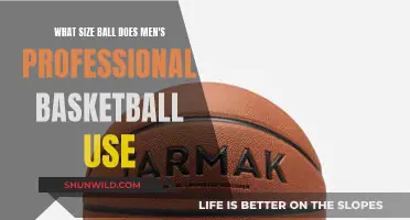 Basketball Size for Pros: Men's Official Ball Size