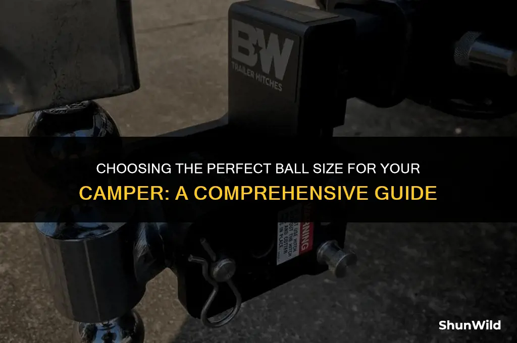 what size ball for camper