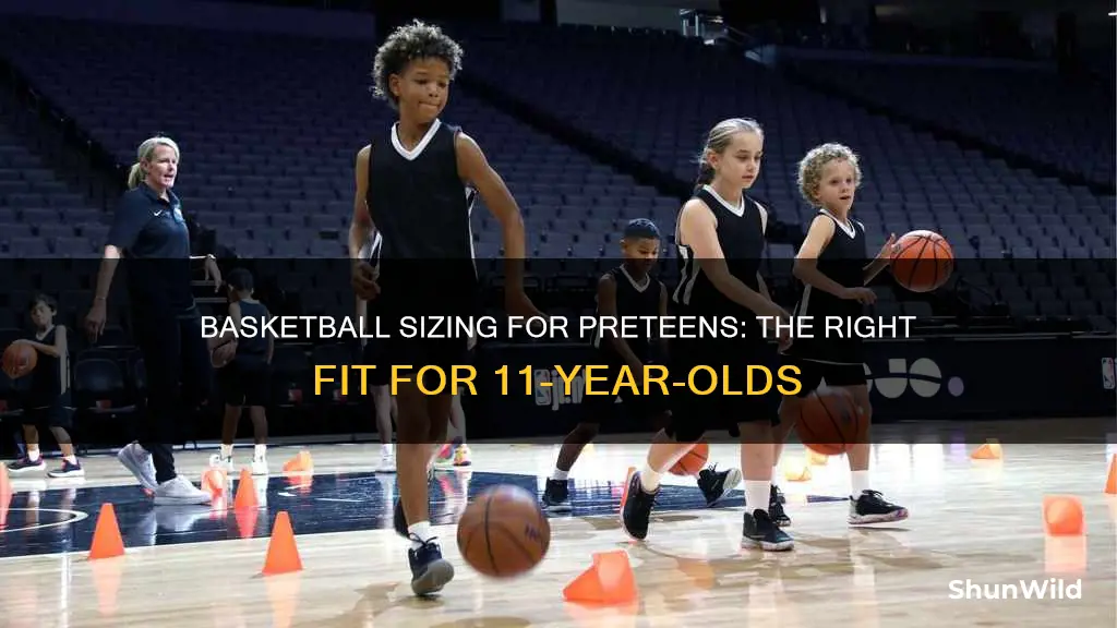what size basketball 11 year old