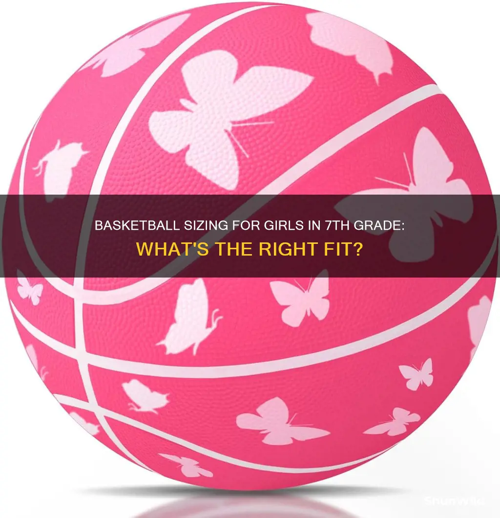 what size basketball do 7th grade girls use