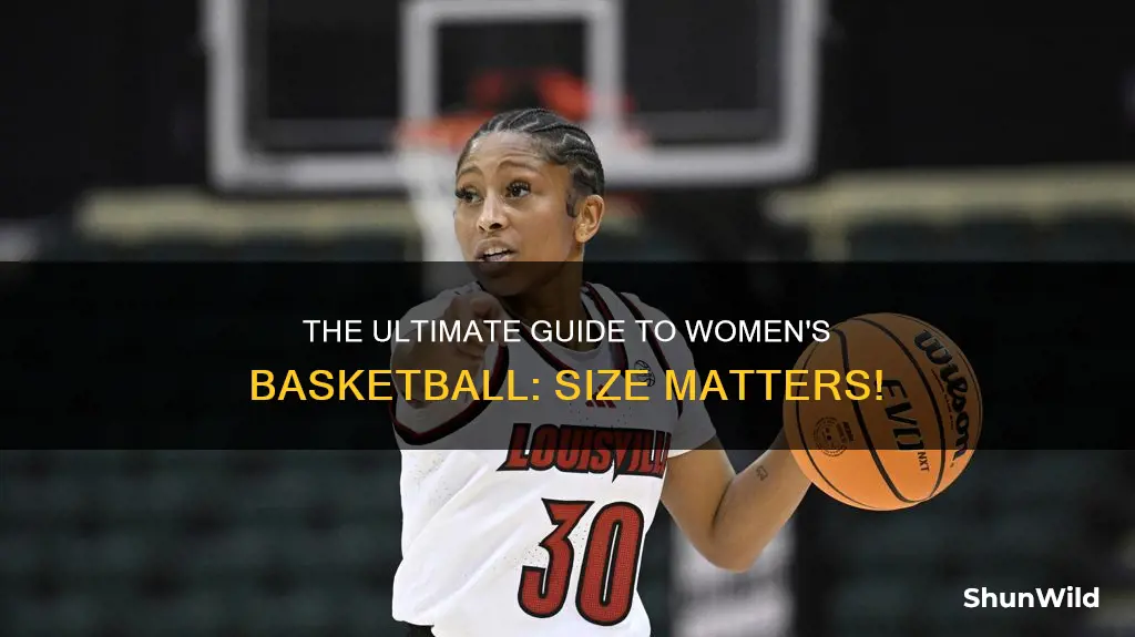 what size basketball do females use