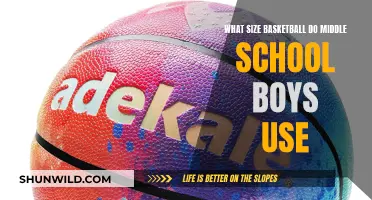 Basketball Size Guide for Middle School Boys